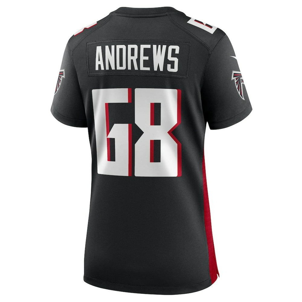 Josh Andrews Atlanta Falcons Women's Game Player Jersey Black