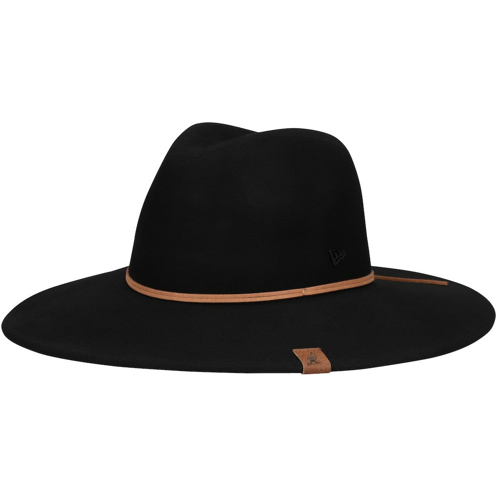 Cleveland Browns New Era Women's Willow Wide Brim Fedora Black