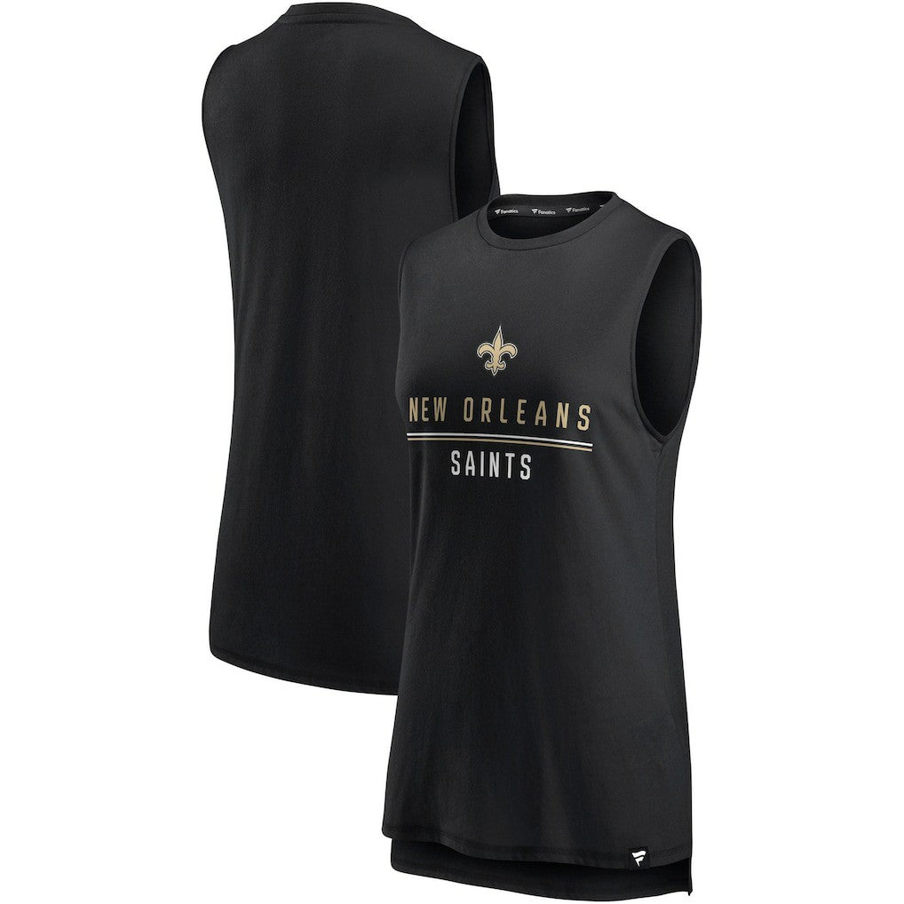 New Orleans Saints Women's True Contender Tank Top Black