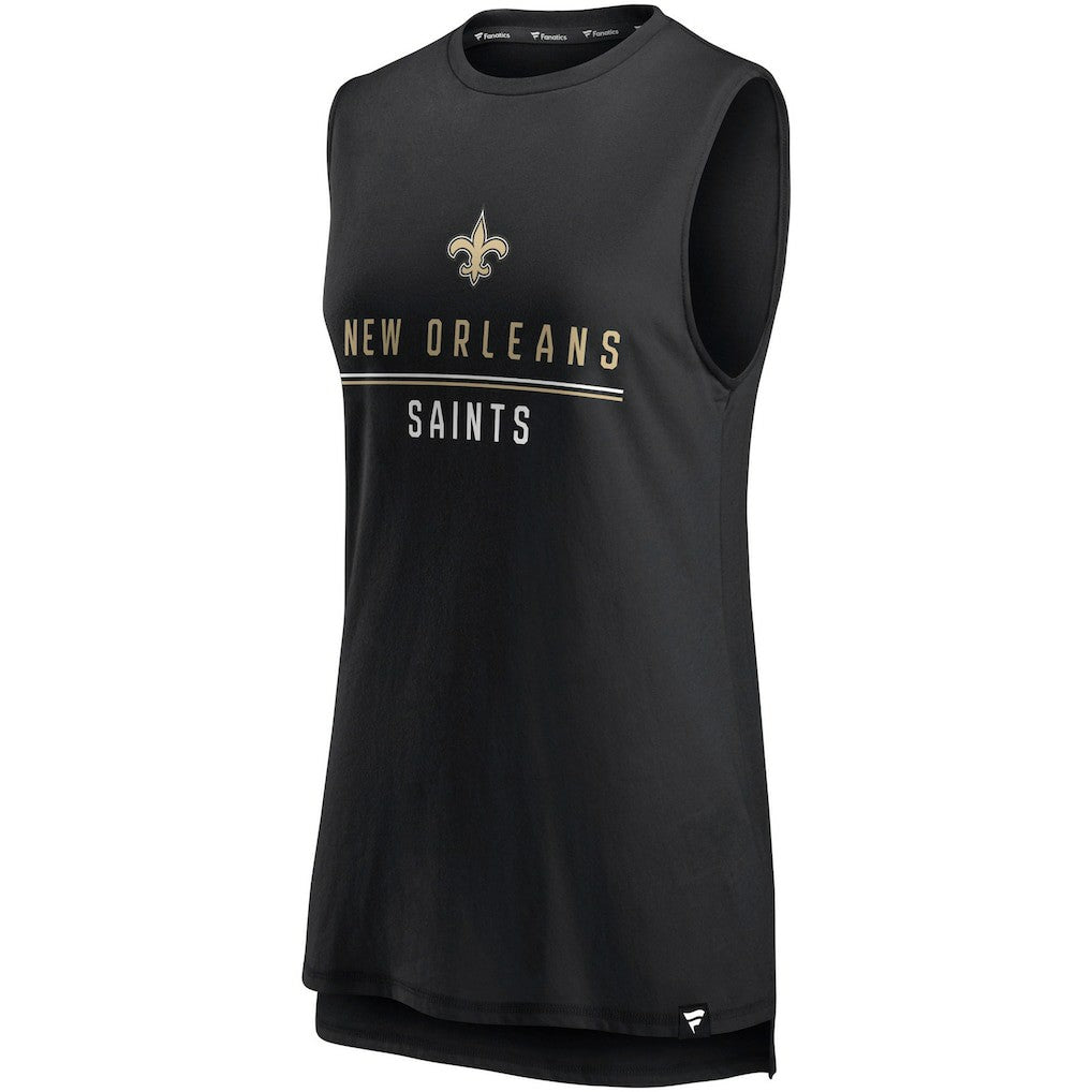 New Orleans Saints Women's True Contender Tank Top Black
