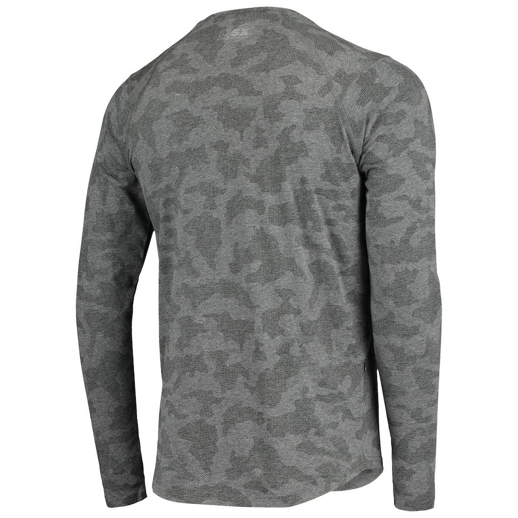 Las Vegas Raiders MSX by Michael Strahan Camo Performance Long Sleeve T-Shirt Black