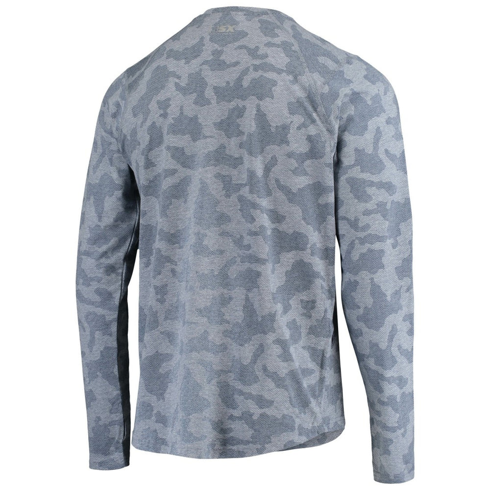 Denver Broncos MSX by Michael Strahan Camo Performance Long Sleeve T-Shirt Navy