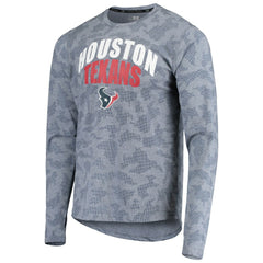Houston Texans MSX by Michael Strahan Camo Performance Long Sleeve T-Shirt Navy