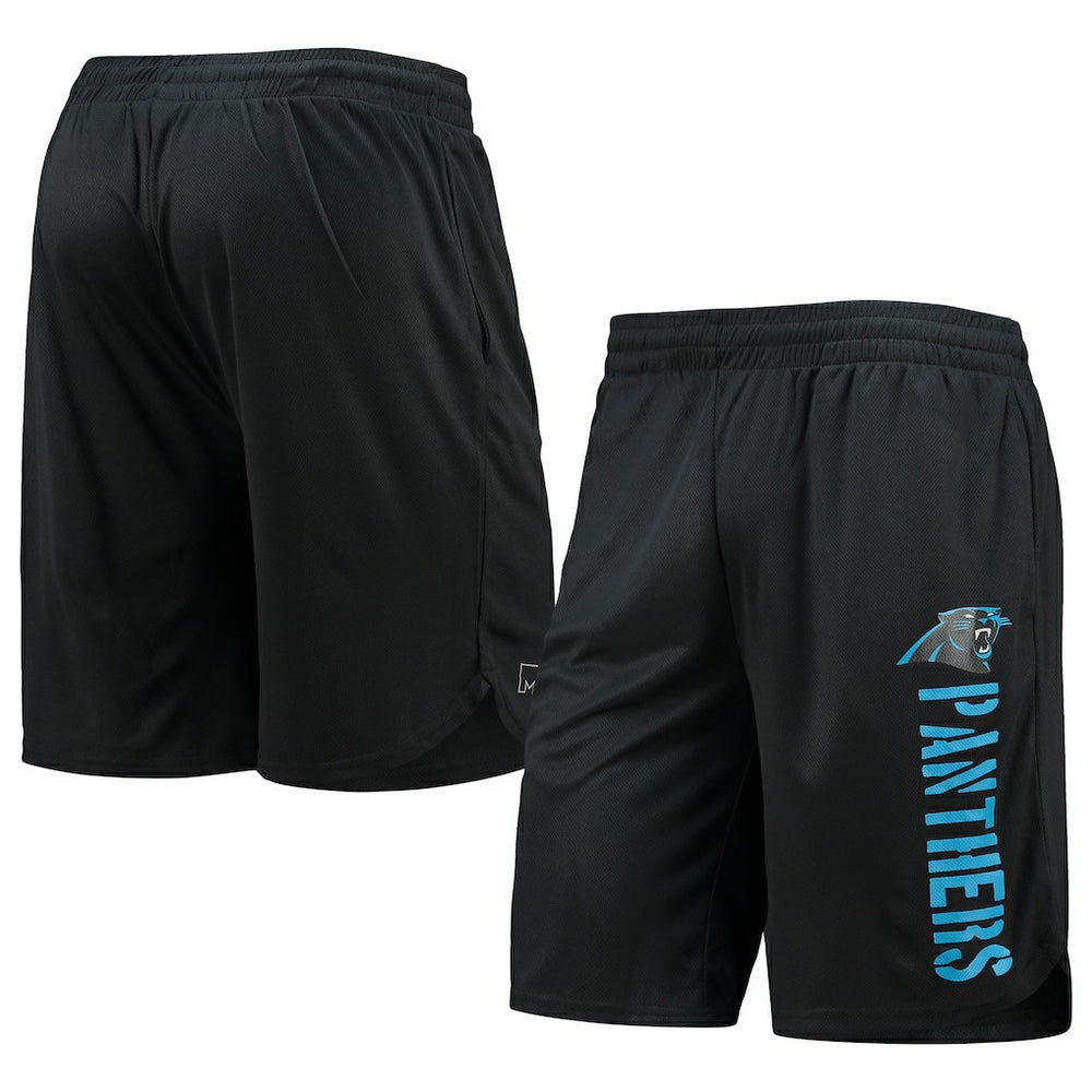 Carolina Panthers MSX by Michael Strahan Training Shorts Black