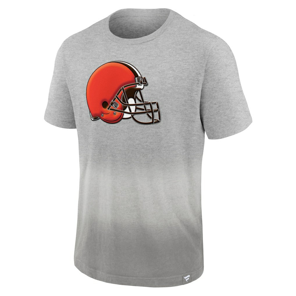 Cleveland Browns Team Ombre T-Shirt Heathered Gray/Gray