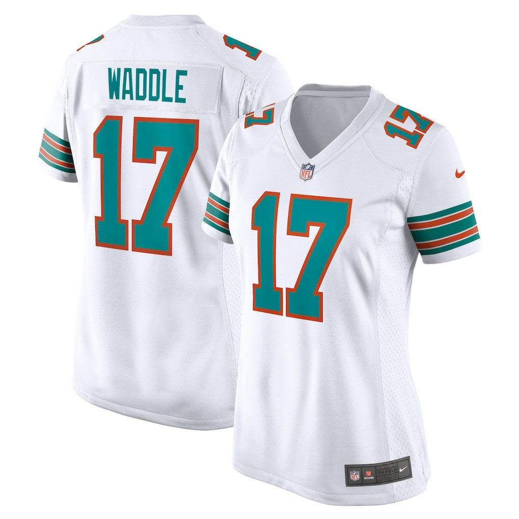 Jaylen Waddle Miami Dolphins Women's Game Jersey White