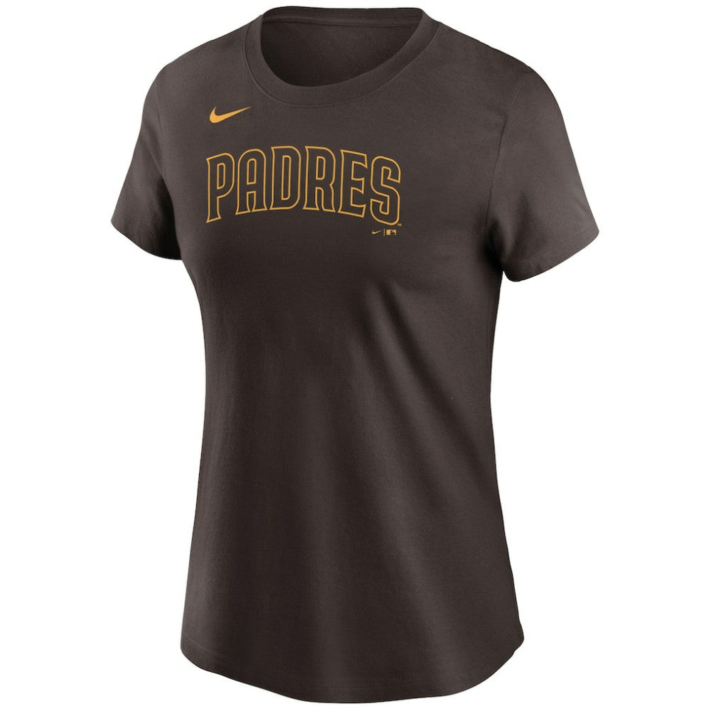 Fernando Tatis Jr. San Diego Padres Nike Women's Name & Number T-Shirt - Brown T-shirts