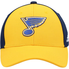 NHL St. Louis Blues adidas Team Adjustable Hat - Gold/Navy