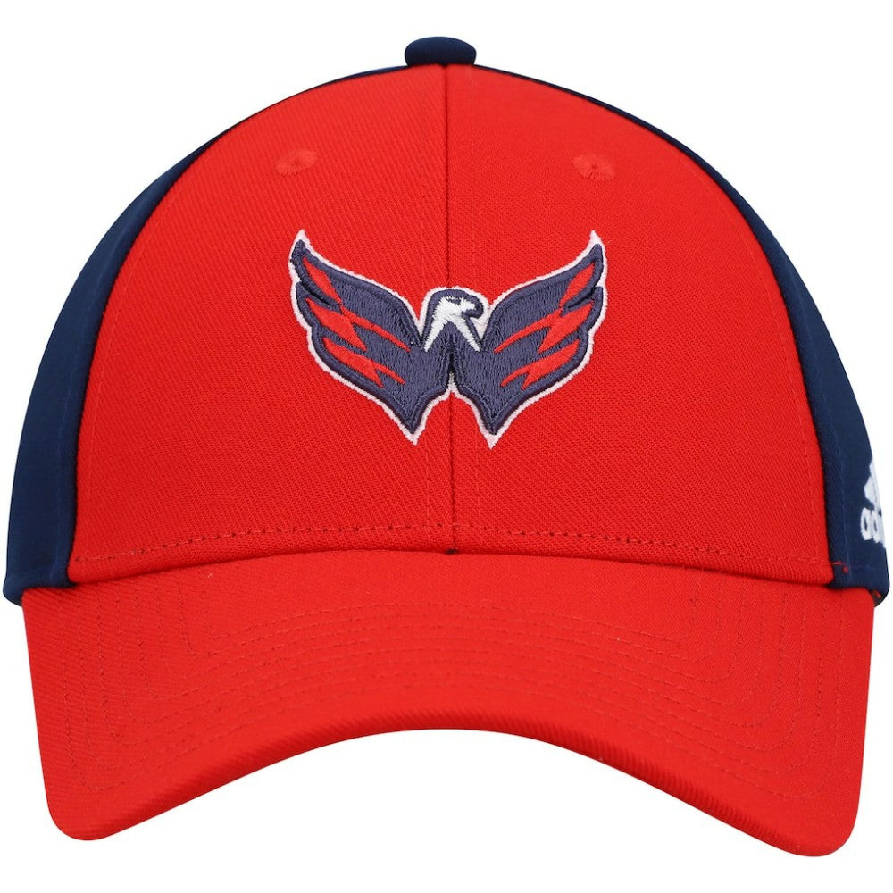 NHL Washington Capitals adidas Team Adjustable Hat - Red/Navy