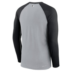 Chicago White Sox Nike Game Authentic Collection Performance Raglan Long Sleeve T-Shirt - Gray/Black T-shirts