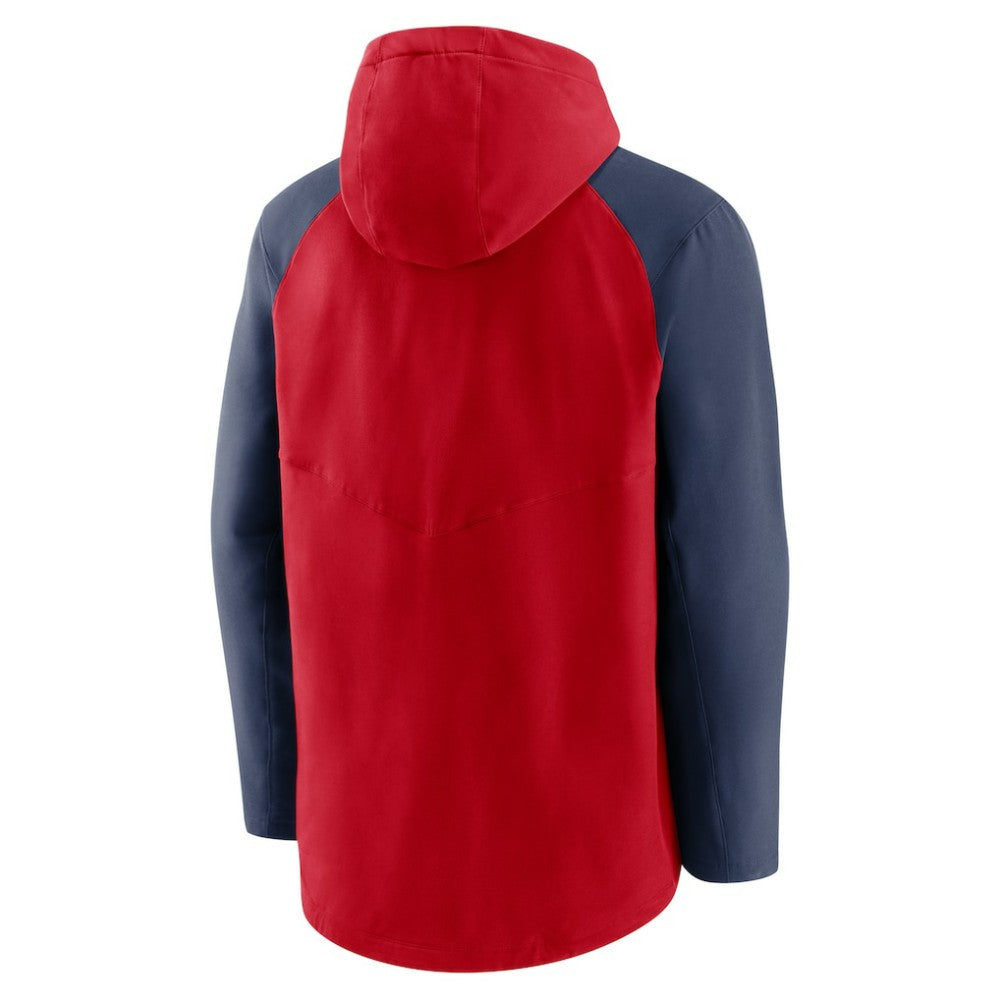 Boston Red Sox Nike Authentic Collection Performance Raglan Full-Zip Hoodie - Red/Navy Hoodies