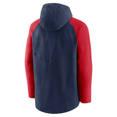 Boston Red Sox Nike Authentic Collection Performance Raglan Full-Zip Hoodie - Navy/Red Hoodies