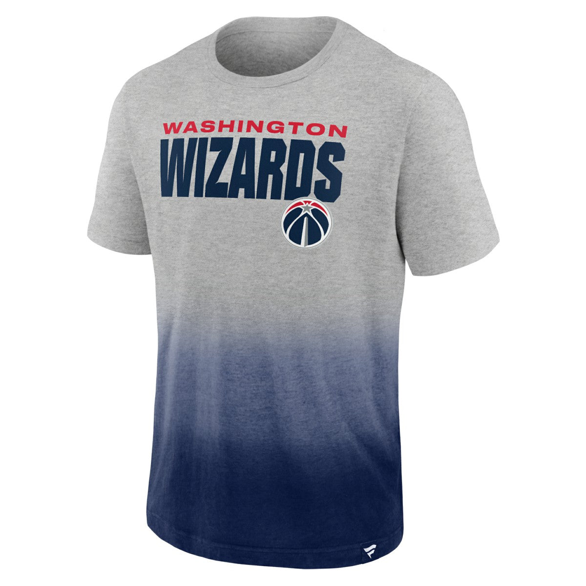 Washington Wizards Board Crasher Dip-Dye T-Shirt Heathered Gray/Navy