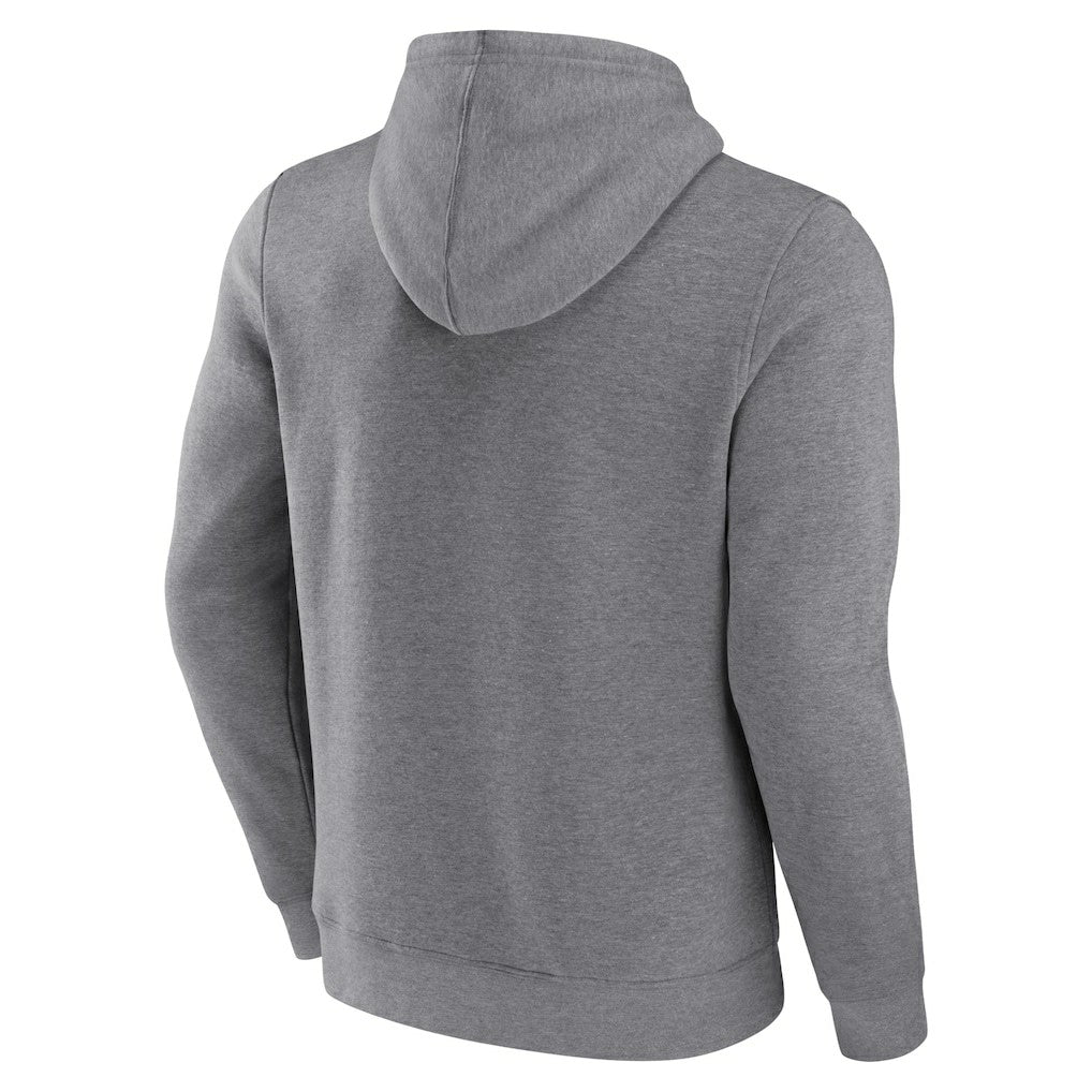 Brooklyn Nets Off The Bench Color Block Pullover Hoodie Heathered Gray