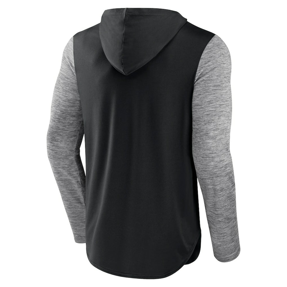 Brooklyn Nets Deep Rotation Performance Pullover Hoodie Black/Heathered Charcoal