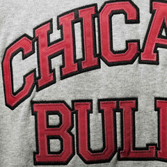 Chicago Bulls Hardwood Classics Big & Tall Throwback Pullover Hoodie Heathered Gray