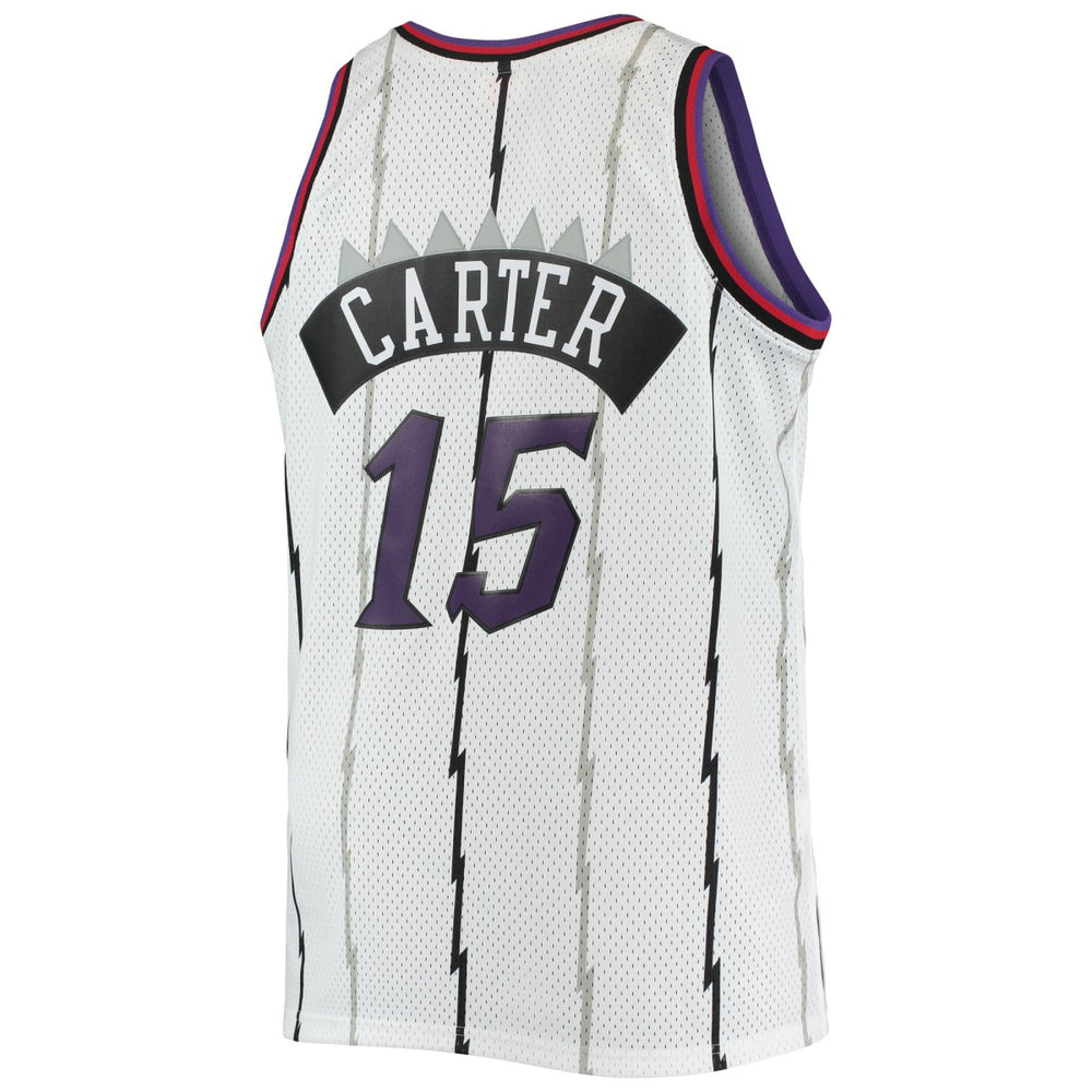 Vince Carter Toronto Raptors 1998/99 Big & Tall Hardwood Classics Swingman Jersey White