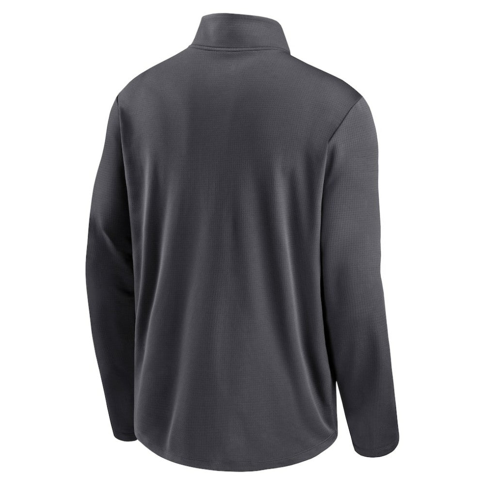 Athletics Nike Diamond Icon Pacer Performance Quarter-Zip Windbreaker Top - Anthracite Tops