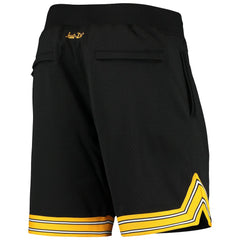 Pittsburgh Steelers Just Don Gold Rush Shorts Black