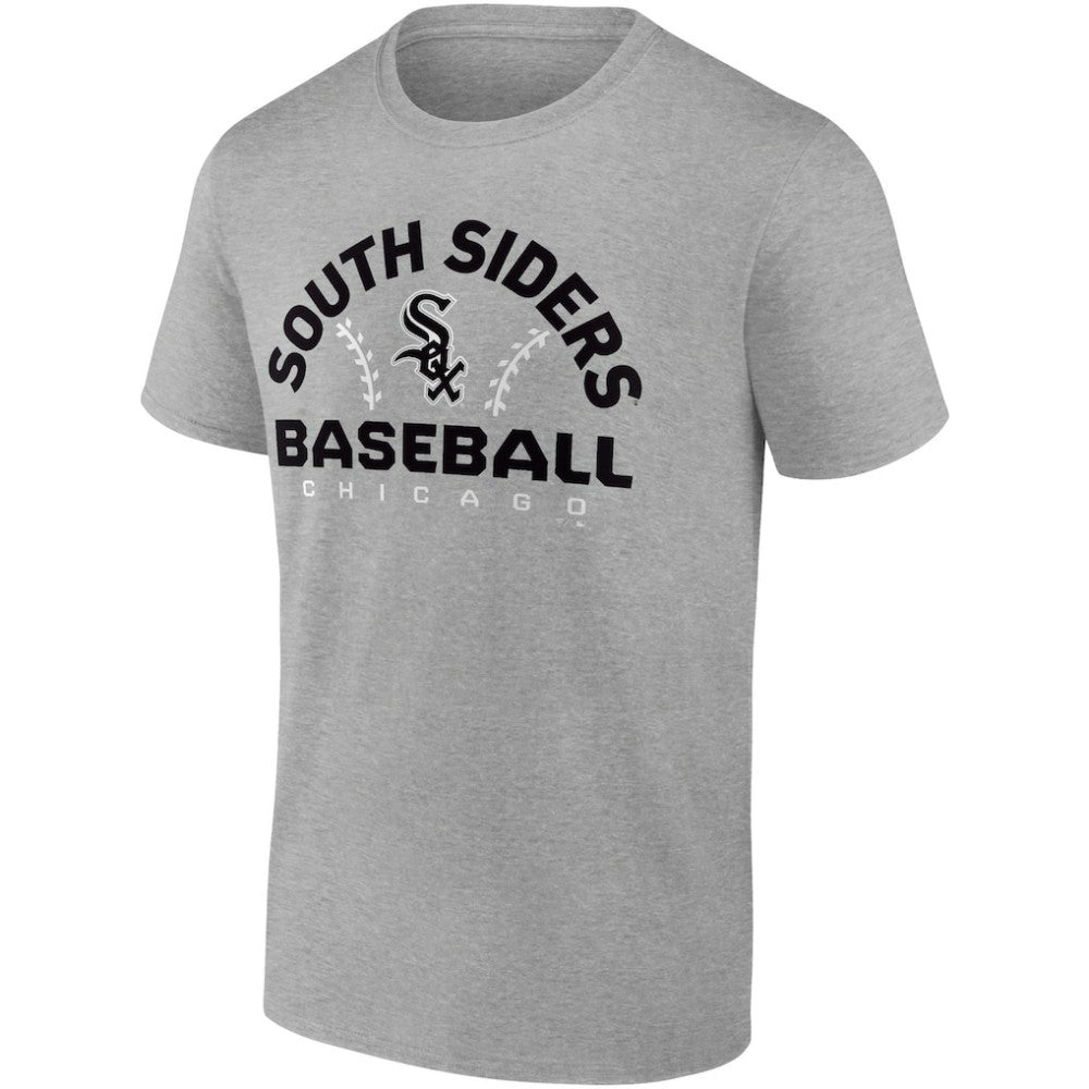 Chicago White Sox Fanatics Iconic Go for Two T-Shirt - Heathered Gray T-shirts