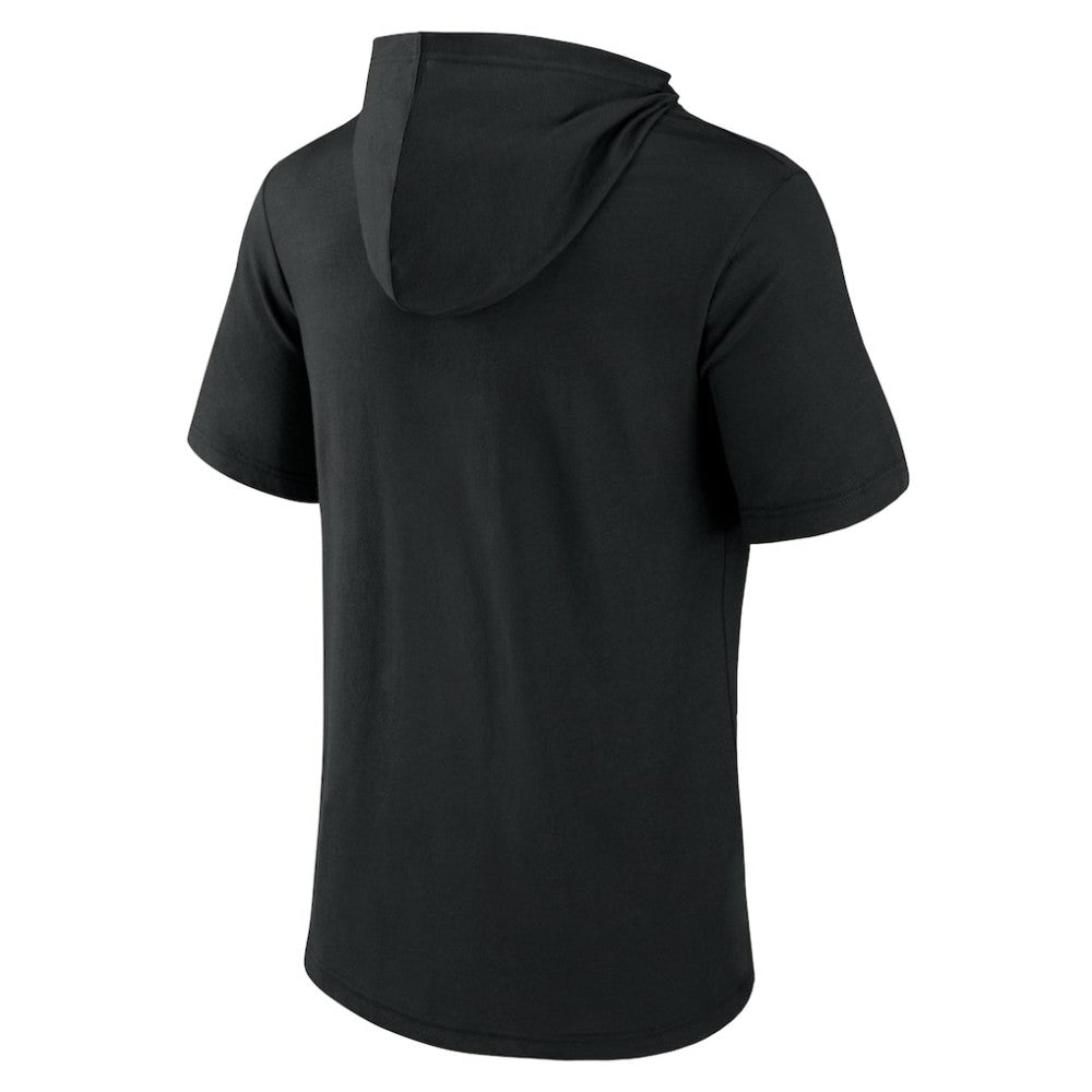 San Francisco Giants Fanatics Iconic Rebel Short Sleeve Hooded Top - Black Tops