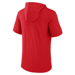 St. Louis Cardinals Fanatics Iconic Rebel Short Sleeve Hooded Top - Red Tops
