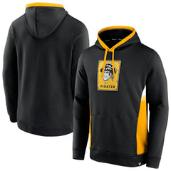 Pittsburgh Pirates Fanatics True Classics Fanarama Pullover Hoodie - Black Hoodies