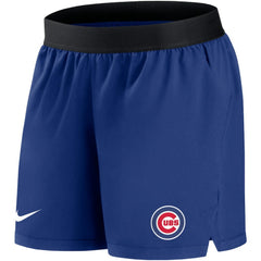 Chicago Cubs Nike Women's Authentic Collection Flex Vent Max Performance Shorts - Royal Shorts