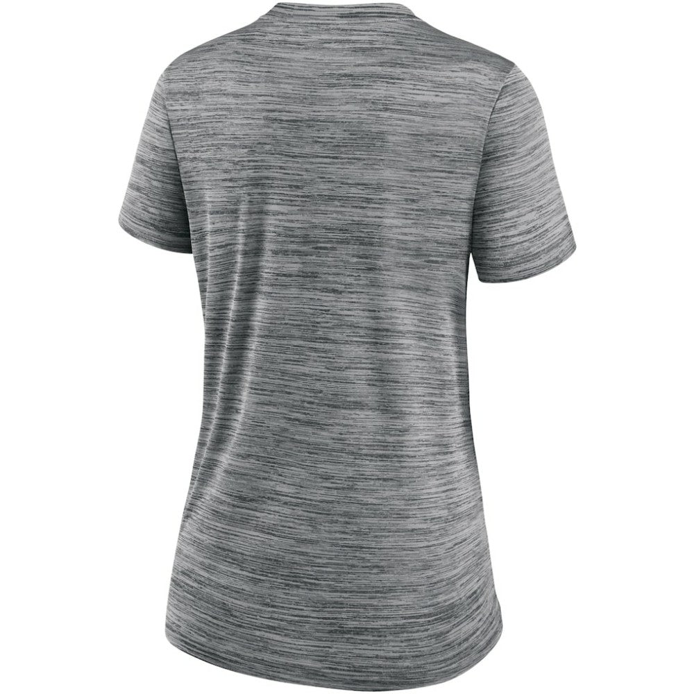 Chicago White Sox Nike Women's Authentic Collection Velocity Performance V-Neck T-Shirt - Anthracite T-shirts