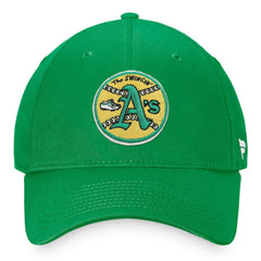 Athletics Fanatics Cooperstown Collection Core Adjustable Hat - Green Hats