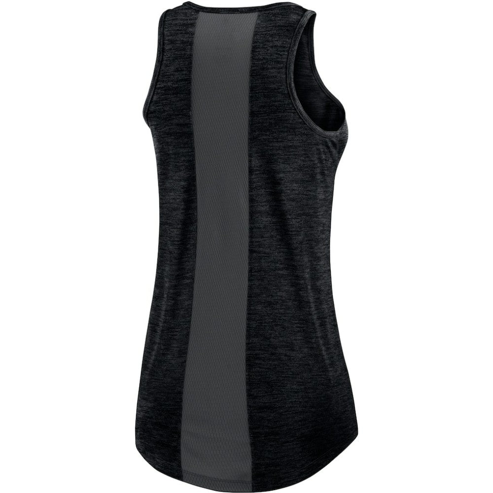 San Francisco Giants Nike Women's Logo Fade High Neck Performance Tank Top - Black Tanks