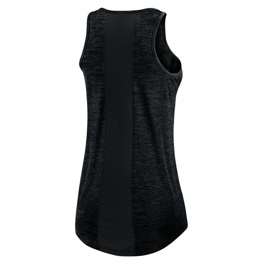 Chicago White Sox Nike Women's Logo Fade High Neck Performance Tank Top - Black Tanks