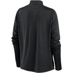 Pittsburgh Pirates Nike Women's Primetime Local Touch Pacer Quarter-Zip Top - Black Tops