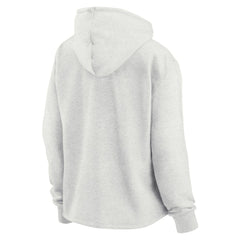 Chicago Cubs Fanatics Women's True Classics Legacy Quarter-Zip Hoodie - Oatmeal Hoodies