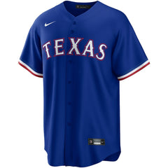 Texas Rangers Nike Alternate Replica Team Logo Jersey - Royal Jerseys