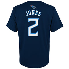 Julio Jones Tennessee Titans Youth Mainliner Player Name & Number T-Shirt Navy