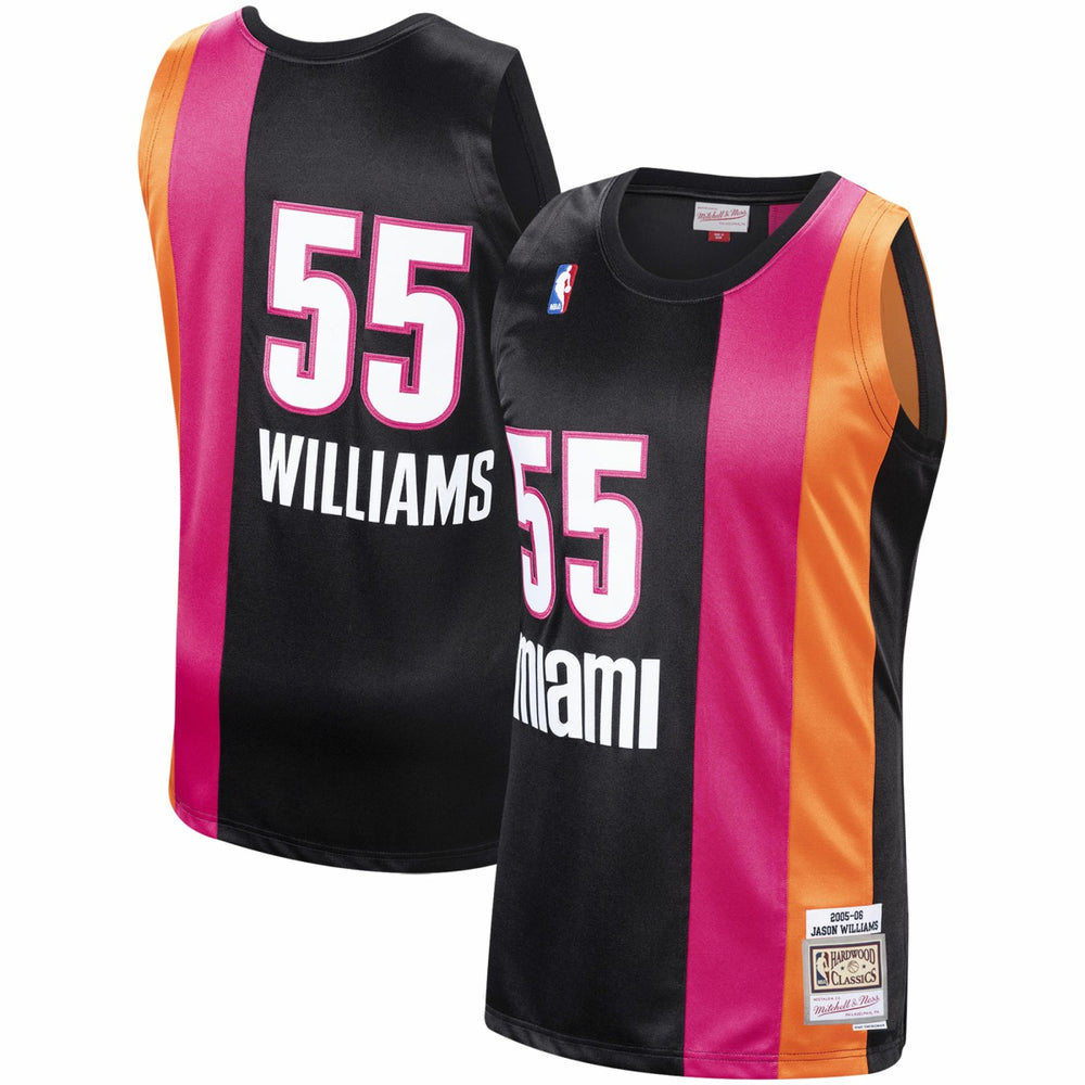Jason Williams Miami Heat 2005/06 Hardwood Classics Swingman Jersey Black
