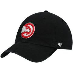 Atlanta Hawks '47 Core Logo Clean Up Adjustable Hat Black