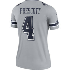 Dak Prescott Dallas Cowboys Women's Legend Player Performance Top Gray
