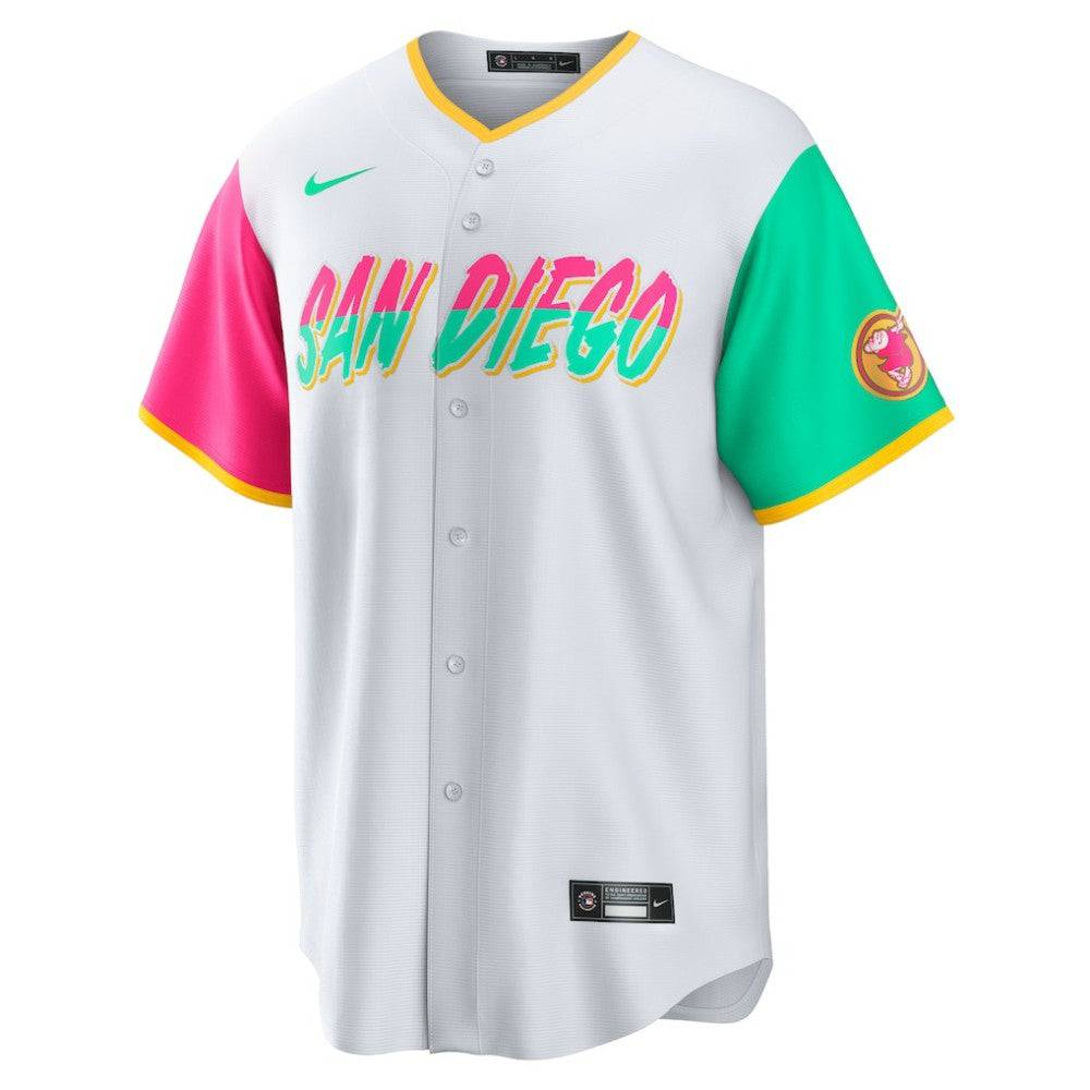 Manny Machado San Diego Padres Nike City Connect Replica Player Jersey - White Jerseys
