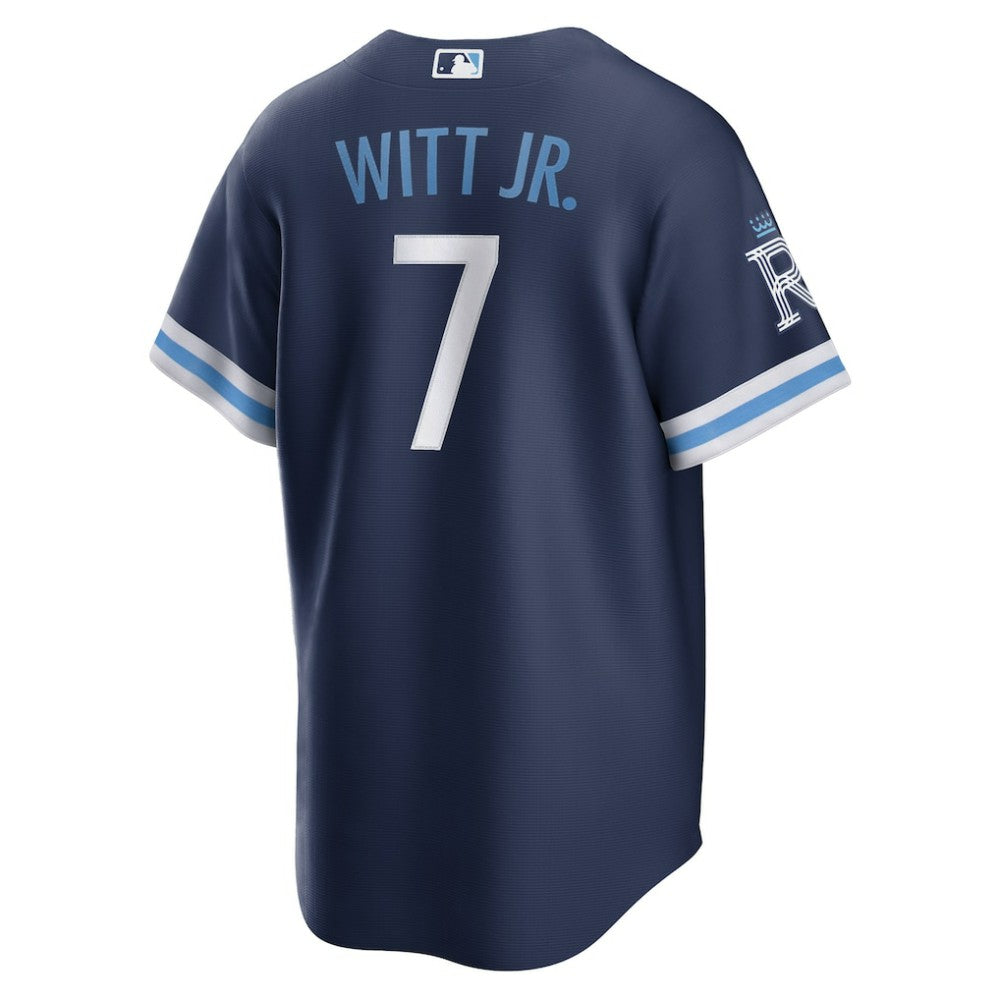 Bobby Witt Jr. Kansas City Royals Nike City Connect Replica Player Jersey - Navy Jerseys