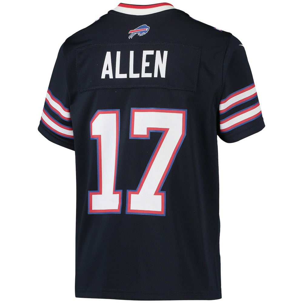Josh Allen Buffalo Bills Youth Inverted Team Game Jersey Navy