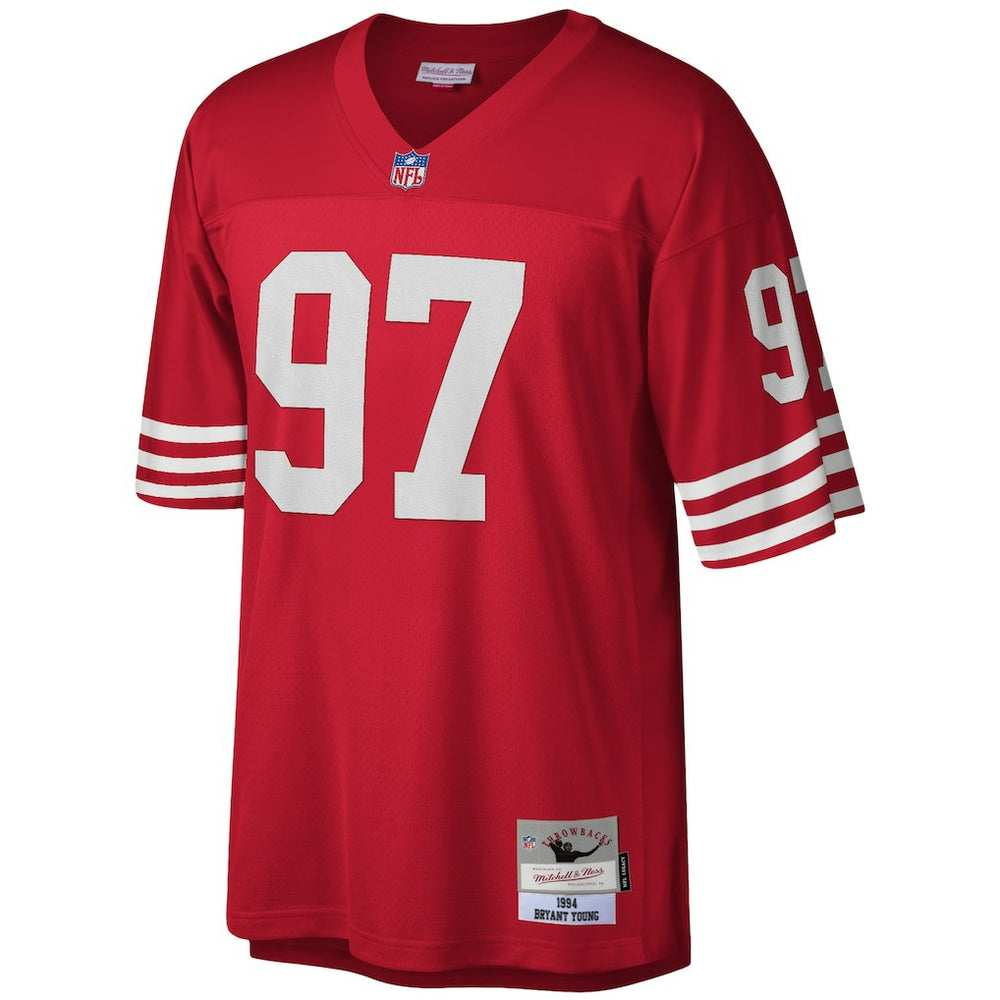 Bryant Young San Francisco 49ers Legacy Replica Jersey Scarlet