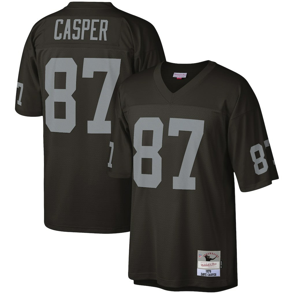 Dave Casper Las Vegas Raiders Legacy Replica Jersey Black