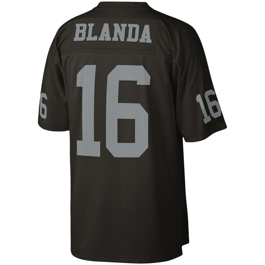 George Blanda Las Vegas Raiders Legacy Replica Jersey Black