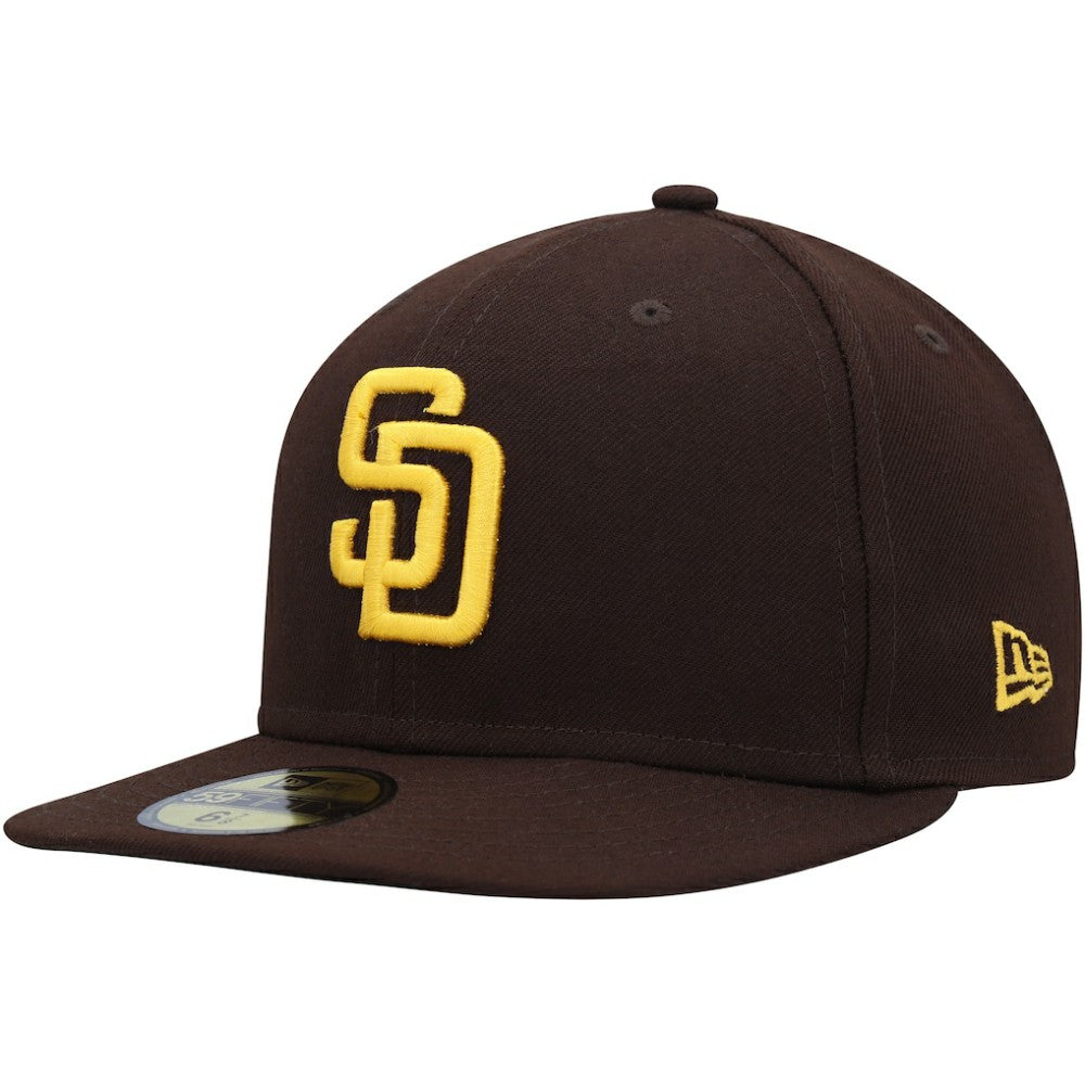 San Diego Padres New Era 9/11 Memorial Side Patch 59FIFTY Fitted Hat - Brown Hats