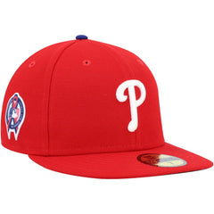 Philadelphia Phillies New Era 9/11 Memorial Side Patch 59FIFTY Fitted Hat - Red Hats