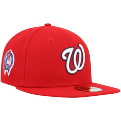 Washington Nationals New Era 9/11 Memorial Side Patch 59FIFTY Fitted Hat - Red Hats