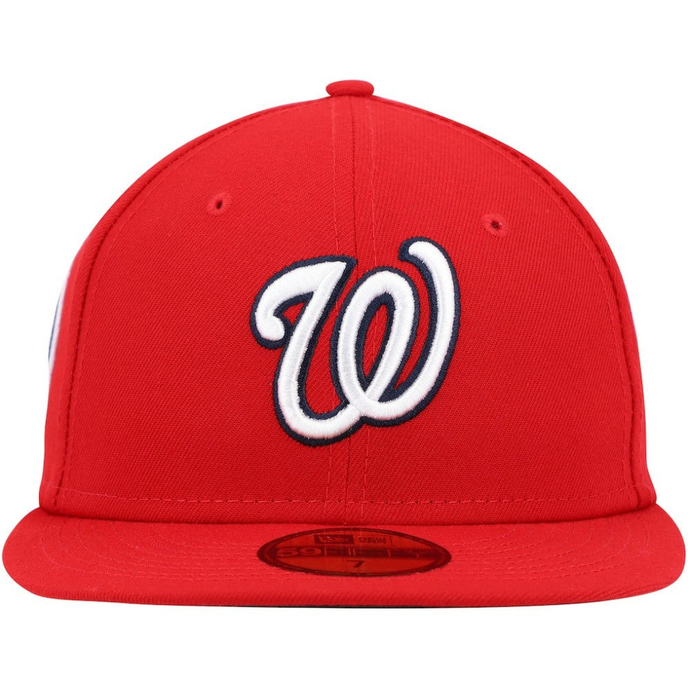 Washington Nationals New Era 9/11 Memorial Side Patch 59FIFTY Fitted Hat - Red Hats