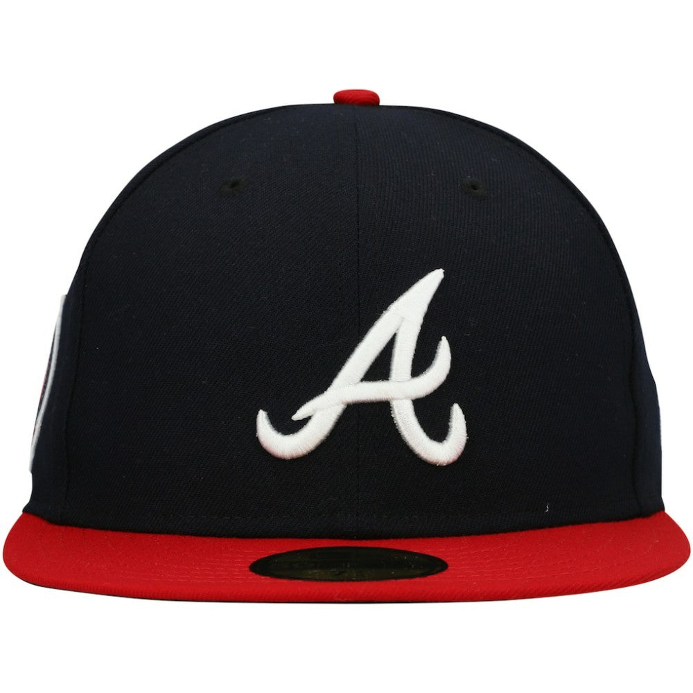Atlanta Braves New Era 9/11 Memorial Side Patch 59FIFTY Fitted Hat - Navy Hats